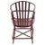 Genesee River Faux Bois Aluminum Arm Chair For Sale - Image 4 of 6