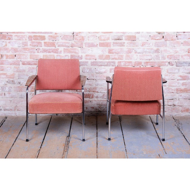 Metal Bauhaus Seating Set in Tubular Chrome-Plated Steel, Czech, 1940s, Set of 3 For Sale - Image 7 of 18