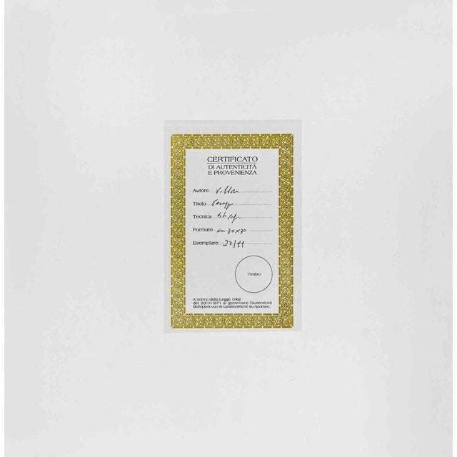 The village is a lithograph attributed to nicholas verrall (1945) in the late 20th century. Hand-signed on the right...