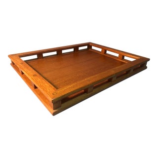 Dansk Ihq Teak Serving Tray Jens Quistgaard Wood Gallery Danish Modern Design C1960 For Sale