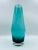 1960s Modern Teal Blown Glass Vase for Riihimaki Lasi Oy, Finland For Sale - Image 12 of 12