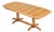 Mid Century Scandinavian Teak Extending Dining Table For Sale
