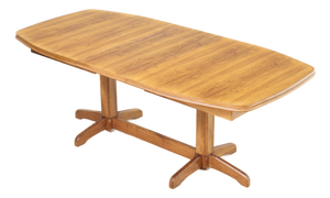 Mid Century Scandinavian Teak Extending Dining Table