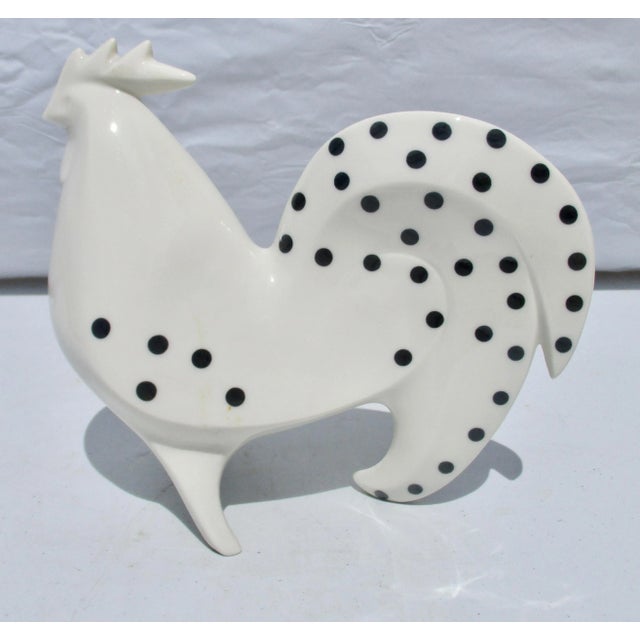 Sgrafo Modern 1970s Vintage Sgrafo Modern Rooster Figurine For Sale - Image 4 of 8