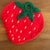 Handmade Knit Strawberry Pot Holder For Sale - Image 4 of 4