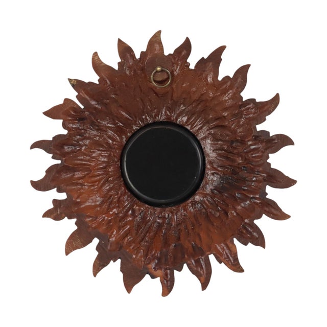 Small Rococo Italian Sunburst Mirror, 1960s For Sale - Image 15 of 16