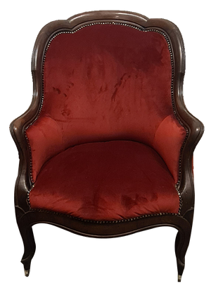 English Armchair on Wheels, Late 18th Century