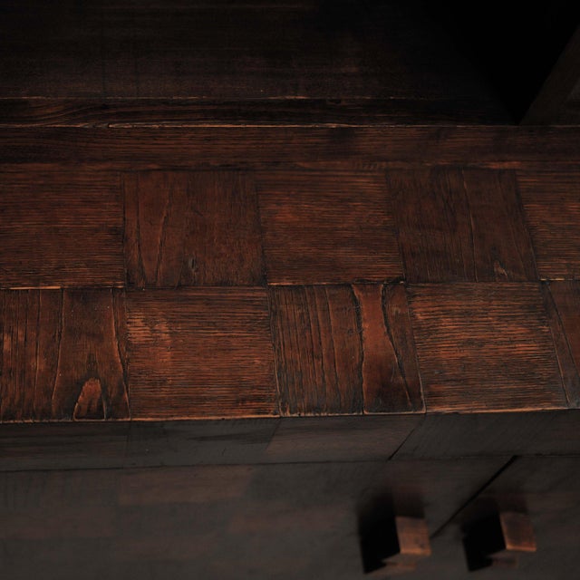 Wood French Art Deco Oak Marquetry Cabinet, 1930 For Sale - Image 7 of 18