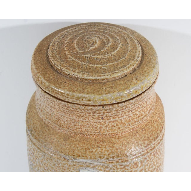 Studio Pottery Canister Signed by June Skowronski Onesti For Sale - Image 9 of 9