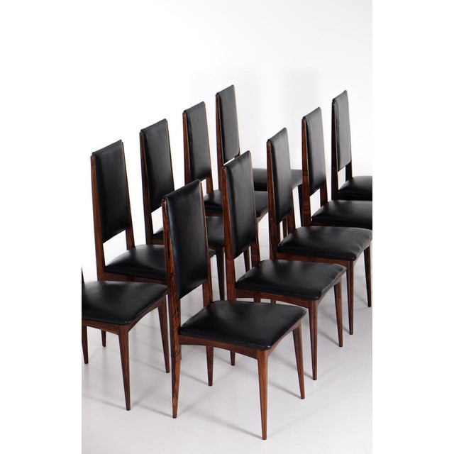 Brazilian Dining Chairs by Jean Gillon, 1960s, Set of 10 For Sale - Image 10 of 11