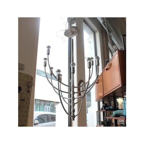 12-Light Chandelier by Vico Magistretti for Oluce, 2000s For Sale - Image 6 of 15