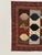 Vintage Traditional Americana Geometric Quilted Textile Art, Brown, Navy, Cream For Sale In Houston - Image 6 of 12