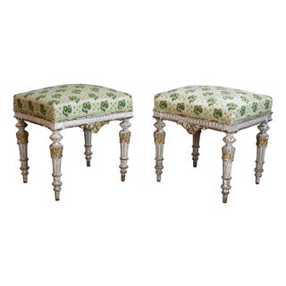 Louis XVI Stools, Set of 2 For Sale