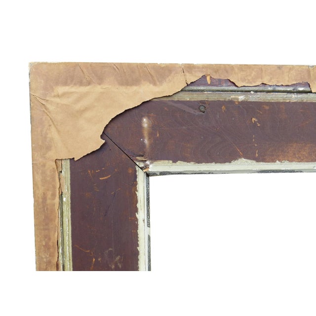 Large Vintage Ornate Rococo Style Gilt on Gesso Frame For Sale - Image 9 of 12