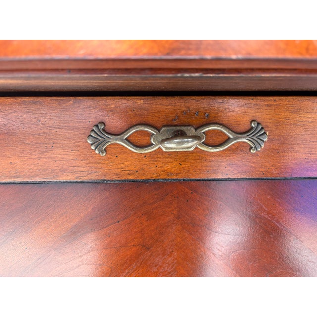 2000 - 2009 French Empire Inspired Tall Writing Desk For Sale - Image 5 of 12