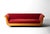 Molteni Primafila Sofa in Red Velvet by Molteni, 1990s For Sale - Image 4 of 11