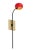 Blossom One Stalk Tulip Wall Light by Pierangelo Orecchioni for Brass Brothers For Sale - Image 4 of 4