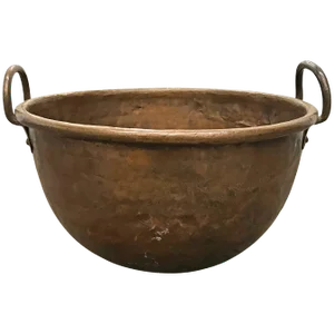 18th Century French Riveted Copper Confectioner's Pot.