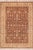 Art Nouveau 1990's Floral Pak-Persian Brown/Beige Wool Rug - 6'2'' X 9'2'' For Sale - Image 9 of 9