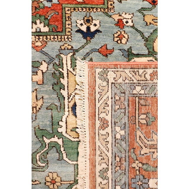 Serapi Wool Rust Area Rug- 6' 0'' X 6' 0'' For Sale - Image 4 of 6