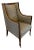 Antique Edwardian Mahogany Bergère Wing Armchair, 1900 For Sale
