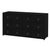 Black Lark 60 in. W Rectangular Wood 6 Drawer Dresser, Washed Black For Sale - Image 8 of 8