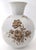 Ivory Ceramic Vase with Brown Floral Details from Rosenthal, Italy, 1943 For Sale - Image 9 of 17