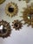 Vintage 1960s Petite 8.5" Acanthus Leaf Sunburst Wall Mirror For Sale - Image 15 of 16