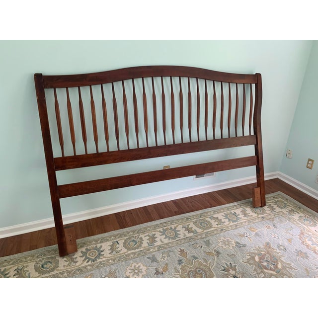 Stickley Stickley Spindle Headboard For Sale - Image 4 of 9