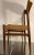 Mid 20th Century Danish Rush and Teak Wood Chair For Sale - Image 4 of 8