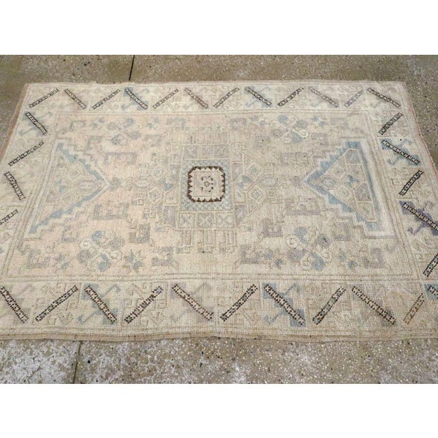 Textile Galerie Shabab Collection Mid-20th Century Handmade Turkish Anatolian Throw Rug For Sale - Image 7 of 10