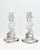 Transparent Cambridge Dolphin Fish Clear Glass Candlesticks For Sale - Image 8 of 18