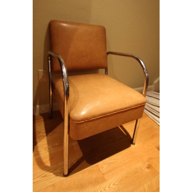 Mid-Century Modern MCM Royalchrome Armchairs For Sale - Image 3 of 12