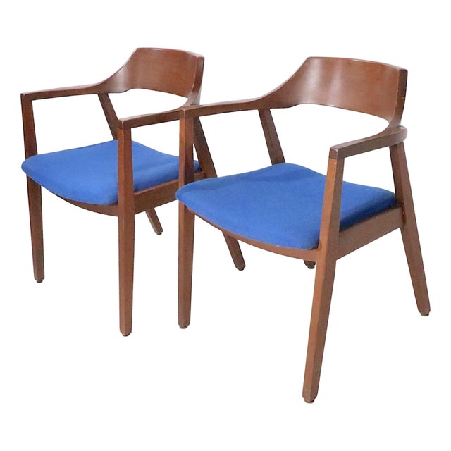 Pr. Mid Century Arm Chairs by the Jasper Chair Company C 1950/60's For Sale