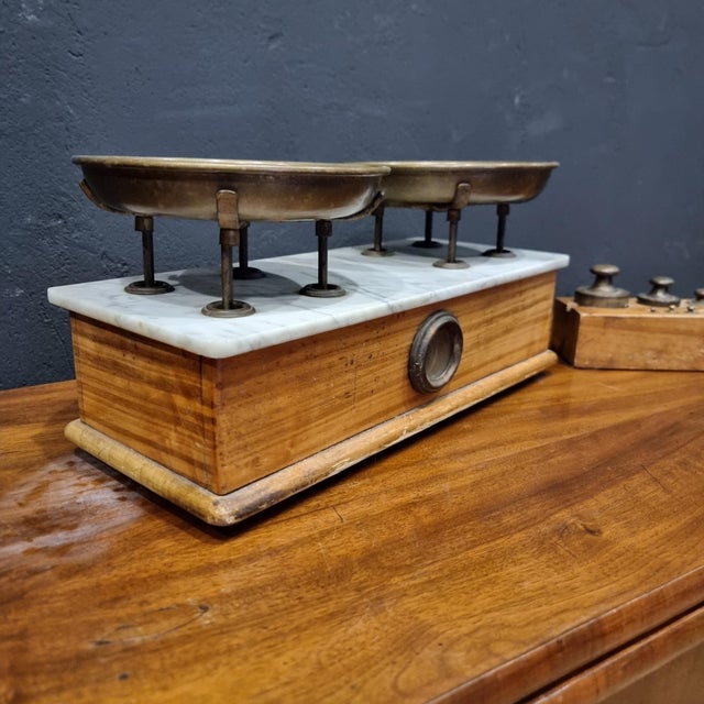 800 Scale with Marble Lid, 1870 For Sale - Image 10 of 12