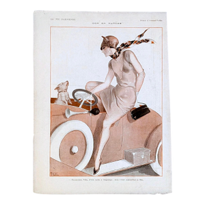 Original 1916 La Vie Parisienne Illustration by Armand Vallée, “Don en Nature,”