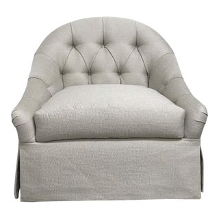 RJones Vanessa Swivel Base Lounge Chair For Sale