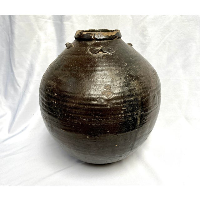 Antique Art Pottery Handcrafted Vase For Sale - Image 13 of 13