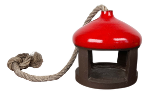 Mid-Century Modern Danish Studio Pottery Bird Feeder House from Abbednæs Potteri, 1960s