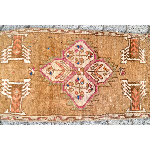 1960s Vintage Anatolia Wool Handmade Rug For Sale - Image 4 of 6