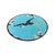 Late 19th Century Joseph Holdcroft Turqoise Flying Crane Majolica Plate For Sale In Austin - Image 6 of 6
