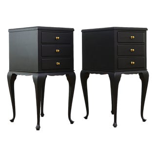 Vintage Nightstands, France, 1950s, Set of 2 For Sale
