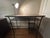 Mid-Century Modern 1960s Mid-Century Arthur Umanoff Desk W/Lamp, 4 Wrought Iron Shelves, Matching Chair - Set of 2 For Sale - Image 3 of 12