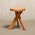 Mid-Century Modern S31 Stool in Oak by Pierre Chapo, France, 2010s For Sale - Image 3 of 11