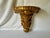 Vintage Mid Century Neoclassical hand crafted gold gilded wall bracket featuring carved acanthus leaves. It measures 10...