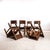 1950s Mid-Century Pitch Pine Cube Dining Chairs, 1950s, Set of 4 For Sale - Image 5 of 9