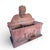 Vintage Italian-Style Terracotta Bacchus Wall Fountain With Scrolled Pediment For Sale - Image 4 of 6