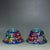 Mid 20th Century Vintage Cloisonne Enamel Tea Bowls – 3.9" Dragon & Phoenix Cups - Pair For Sale - Image 5 of 9