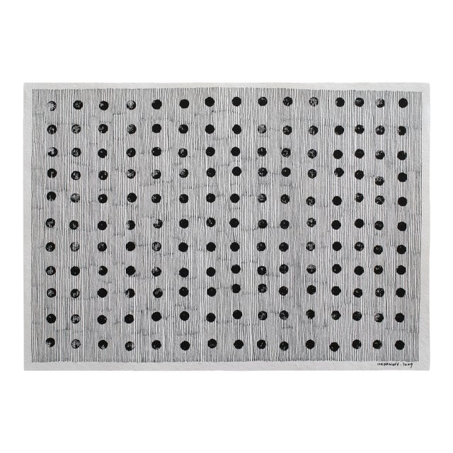 Contemporary Abstract Ink on Paper "Inaudible" by Jérémie Iordanoff For Sale