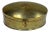 Vintage Brass Asian Insignia Domed Box For Sale